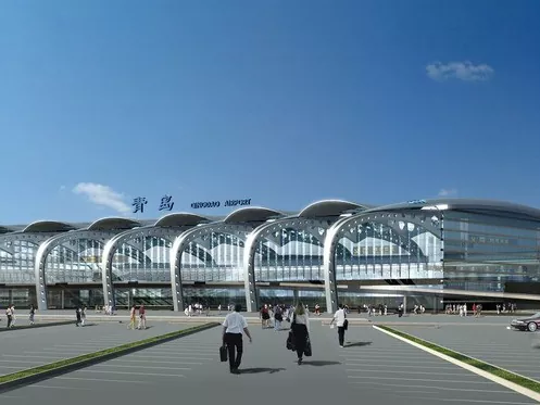 Терминал аэропорта со стальным каркасом