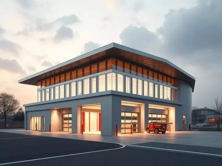 Steel Structure Fire Station