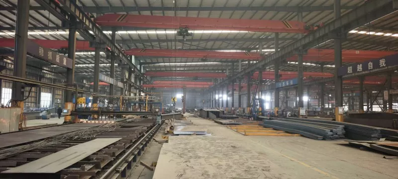Steel Frame Ship Manufacturing Workshop